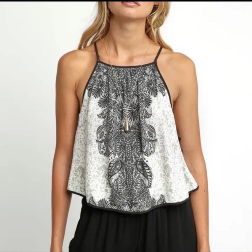Free People Break Free Printed tank